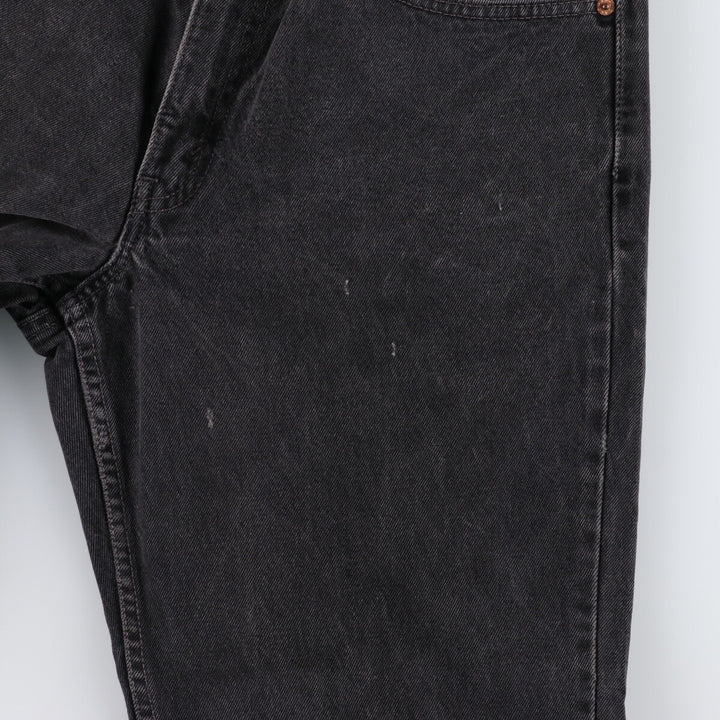 90'S Levi's 550 Relaxed Fit Black Denim Tapered Denim Pants Men's W33 Vintage / eaa475789