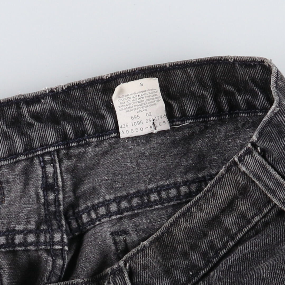 90'S Levi's 550 Relaxed Fit Tapered Leg Black Denim Tapered Denim Pants Men's W32 equivalent / eaa475791