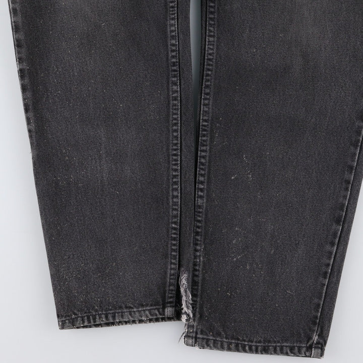 90'S Levi's 550 Relaxed Fit Tapered Leg Black Denim Tapered Denim Pants Men's W32 equivalent / eaa475791