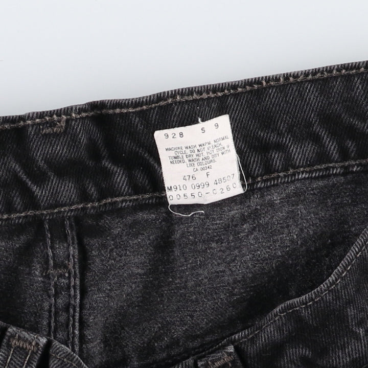 90'S Levi's 550 Relaxed Fit Black Denim Tapered Denim Pants Made in Canada Men's W34 Vintage /eaa475792