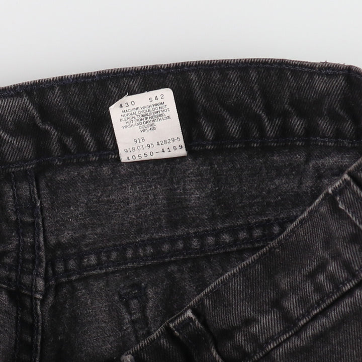 90'S Levi's 550 Relaxed Fit Tapered Leg Black Denim Tapered Denim Pants Men's W34 Vintage / eaa475793