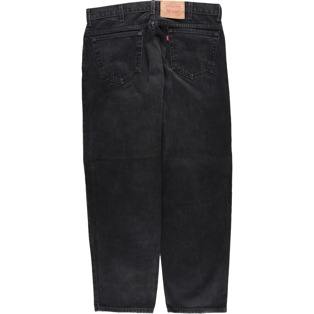 00'S Levi's 550 Relaxed Fit Black Denim Tapered Denim Pants Made in Canada Men's W36 / eaa475796