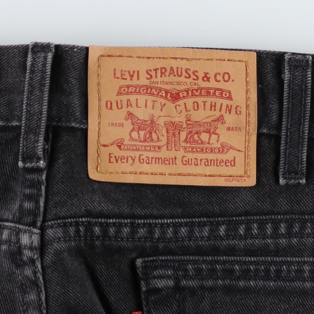 00'S Levi's 550 Relaxed Fit Black Denim Tapered Denim Pants Made in Canada Men's W36 / eaa475796