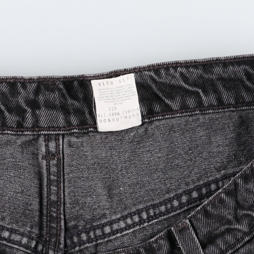 90'S Levi's 550 Relaxed Fit Black Denim Tapered Denim Pants Men's W34 Vintage / eaa475798