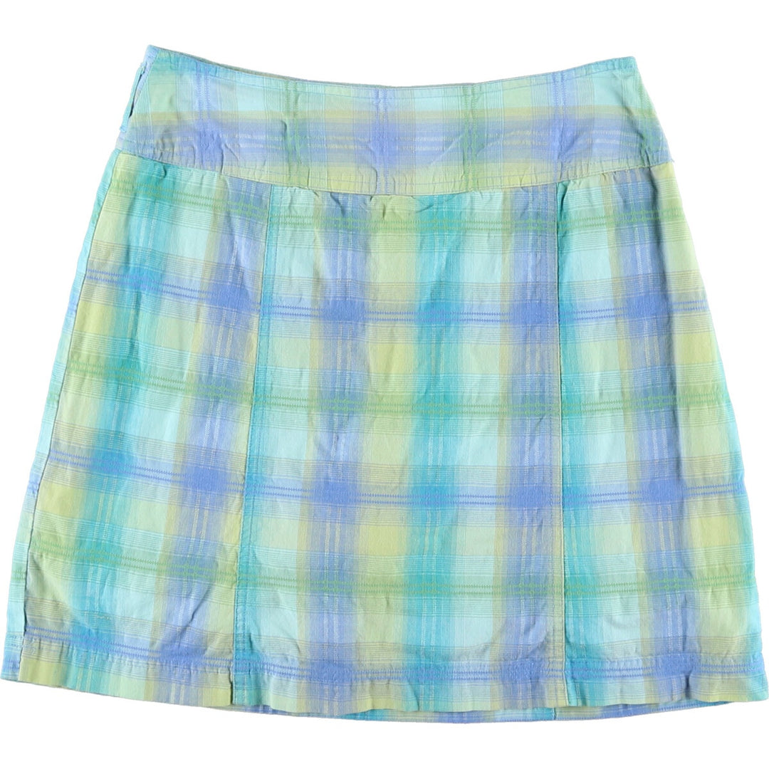 WHITE STAG Check Pattern Culottes Skirt Women's Size L /eaa475828