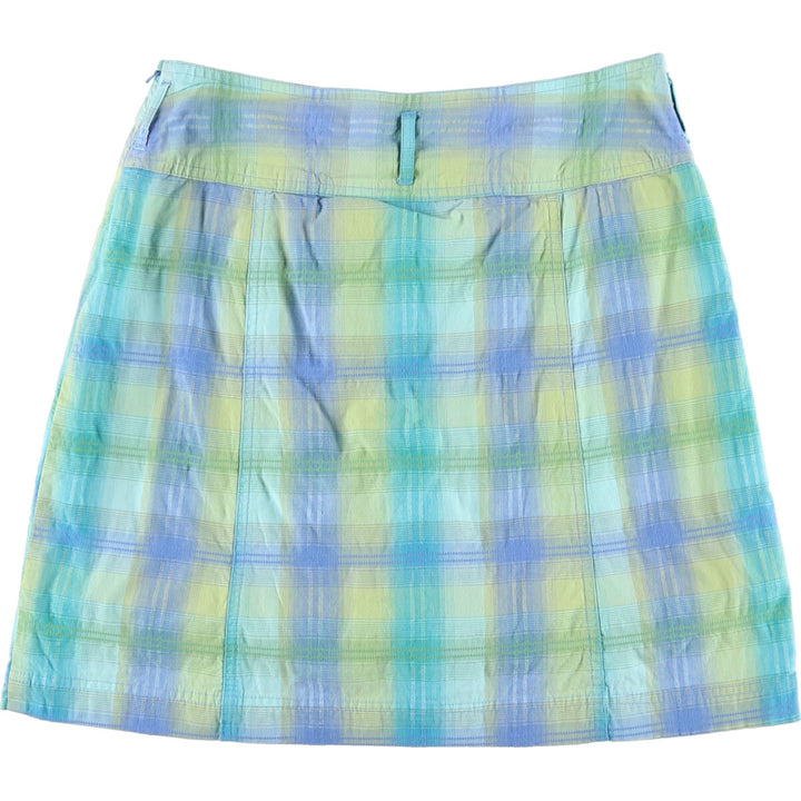 WHITE STAG Check Pattern Culottes Skirt Women's Size L /eaa475828