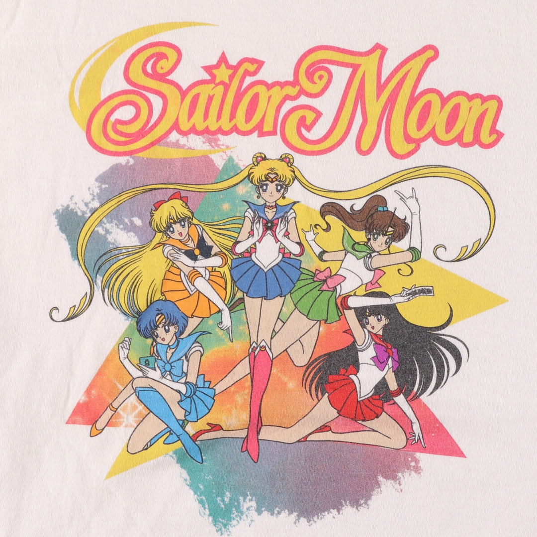 SAILOR MOON Pretty Guardian Sailor Moon Character Print T-shirt Women's L size /eaa475830