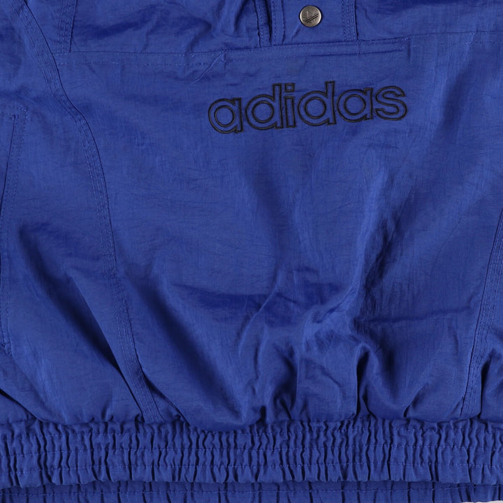 90'S Adidas Half Snap Padded Anorak Jacket Puffer Jacket Men's L Size Vintage /eaa475997