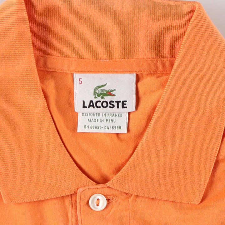 Lacoste LACOSTE French Lacoste short sleeve polo shirt size 5, equivalent to men's L / eaa476052