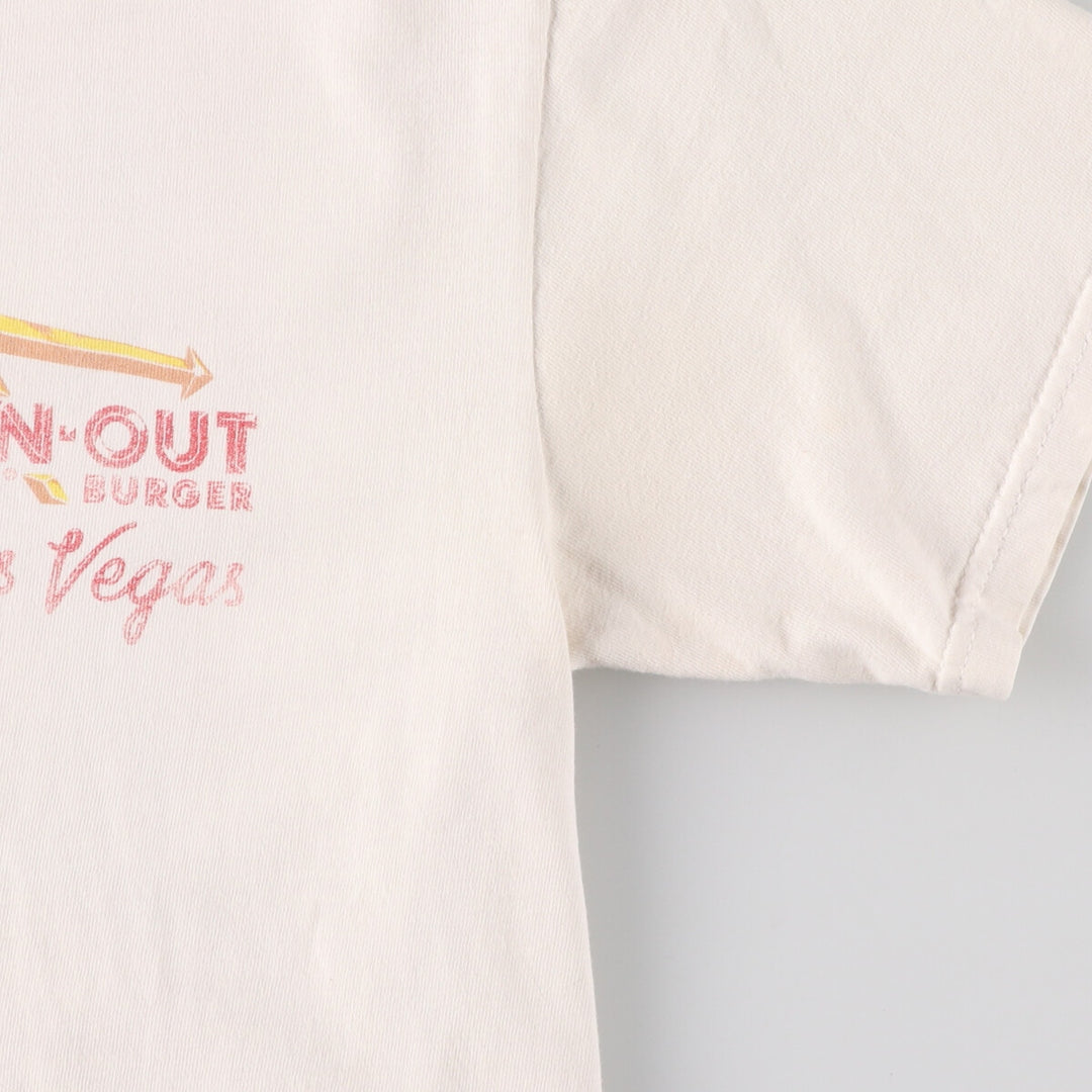 00'S Hanes IN-N-OUT BURGER Advertising T-shirt Women's S size / eaa476108