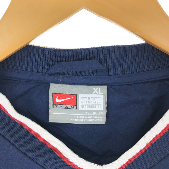 00'S Nike NIKE TEAM MLB MINNESOTA QWINS Minnesota Twins V-neck warm-up pullover Men's XL equivalent /eaa476109