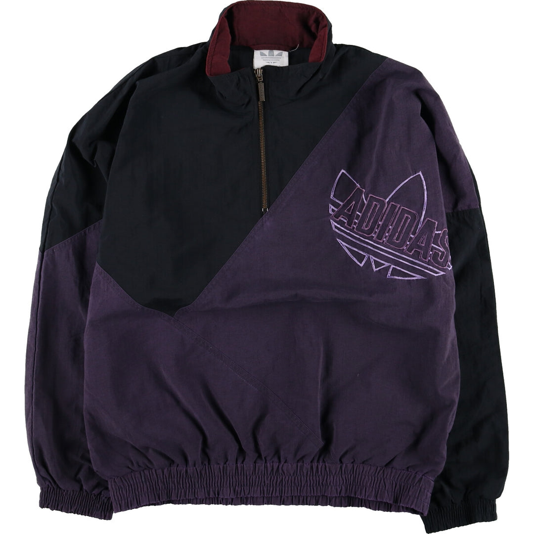 80'S Adidas Half Zip Nylon Pullover Vintage /eaa476191