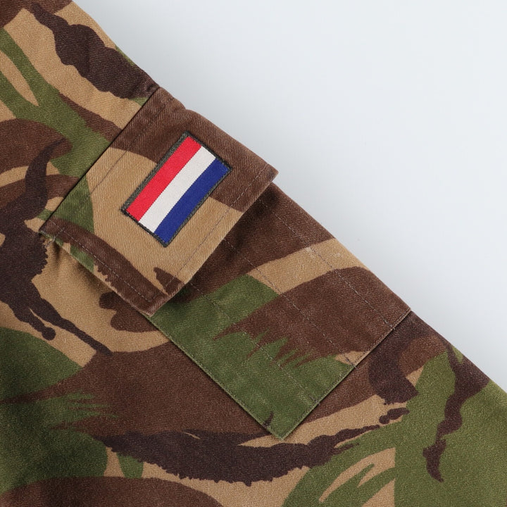90'S Dutch military authentic camouflage pattern military field jacket 8000/0005 men's M equivalent vintage /eaa476225