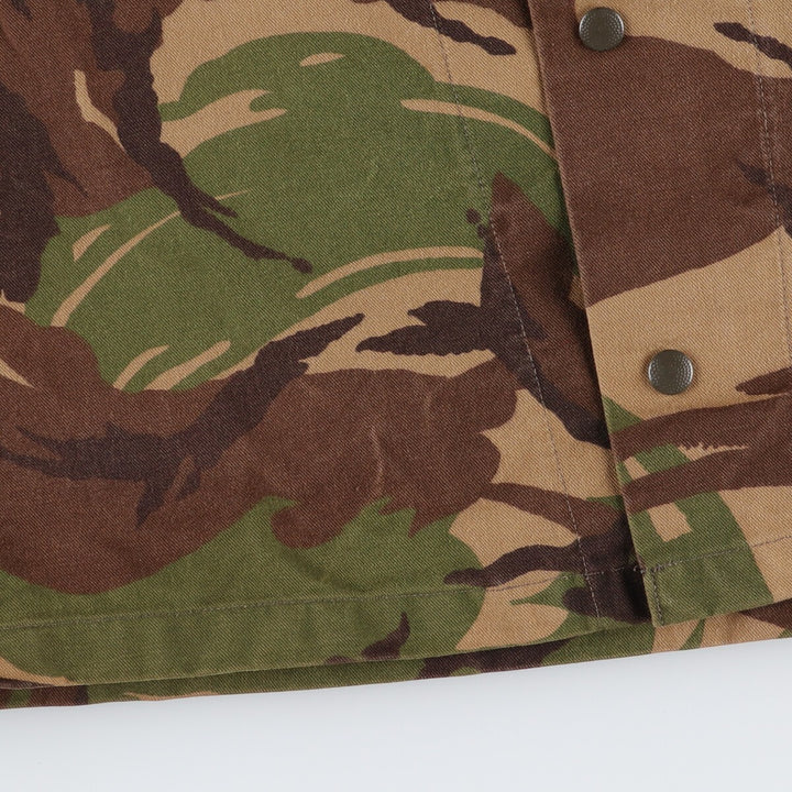 90'S Dutch military authentic camouflage pattern military field jacket 8000/0005 men's M equivalent vintage /eaa476225