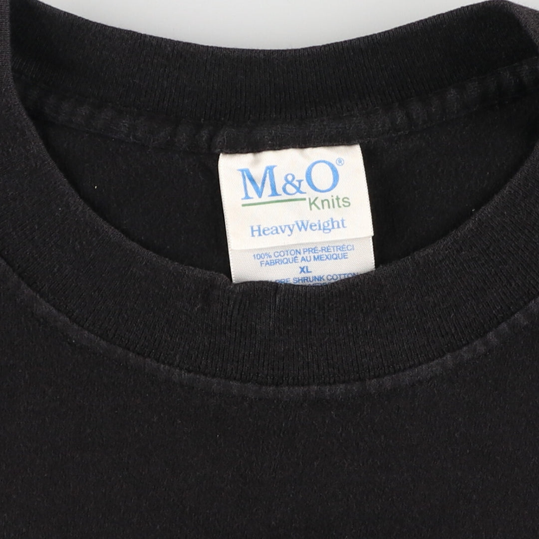 M&O KNITS SEPULTURA Cut-off Band T-shirt, Men's XL size /eaa476260