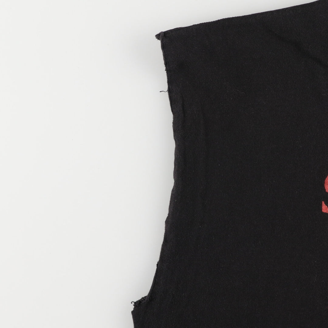 M&O KNITS SEPULTURA Cut-off Band T-shirt, Men's XL size /eaa476260