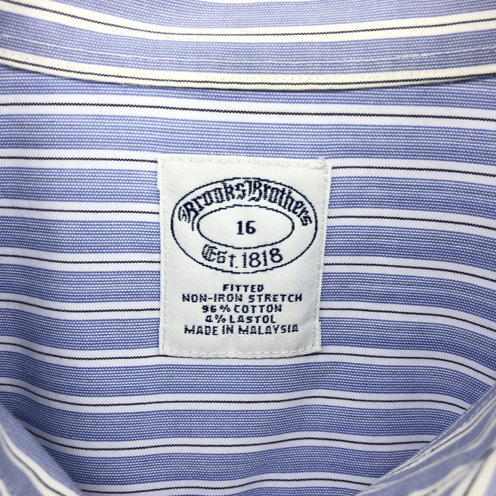 Big size Brooks Brothers Est.1818 long sleeve cotton striped shirt for women, equivalent to XXXL / eaa476333