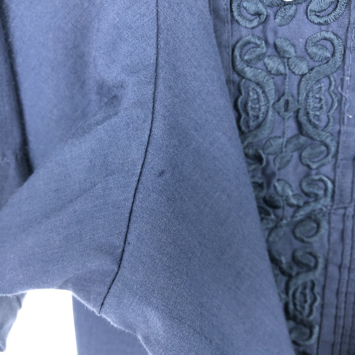 HABAND GUAYABERA Full Zip Short Sleeve Mexican Shirt Cuban Shirt Men's XL /eaa476347