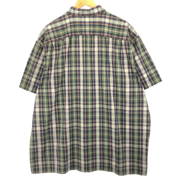 90'S GAP Old Gap Short Sleeve Check Shirt Men's XL Vintage /eaa476389