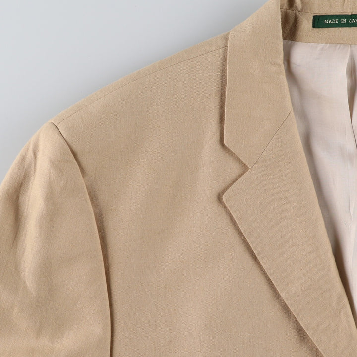 Ralph Lauren LAUREN Lauren linen tailored jacket made in Canada, men's size L / eaa476437