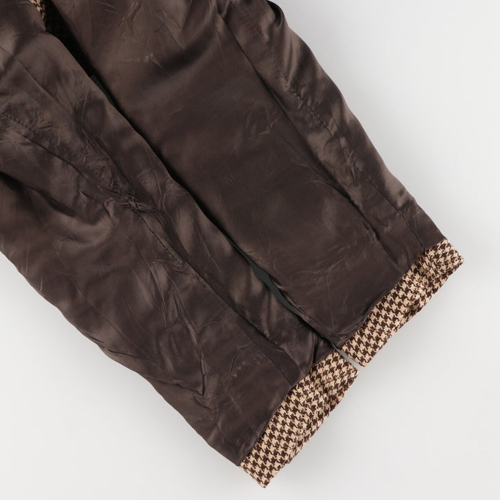 POLO by Ralph Lauren Check Pattern Houndstooth Pattern Linen Tailored Jacket Made in Italy Men's M size / eaa476444