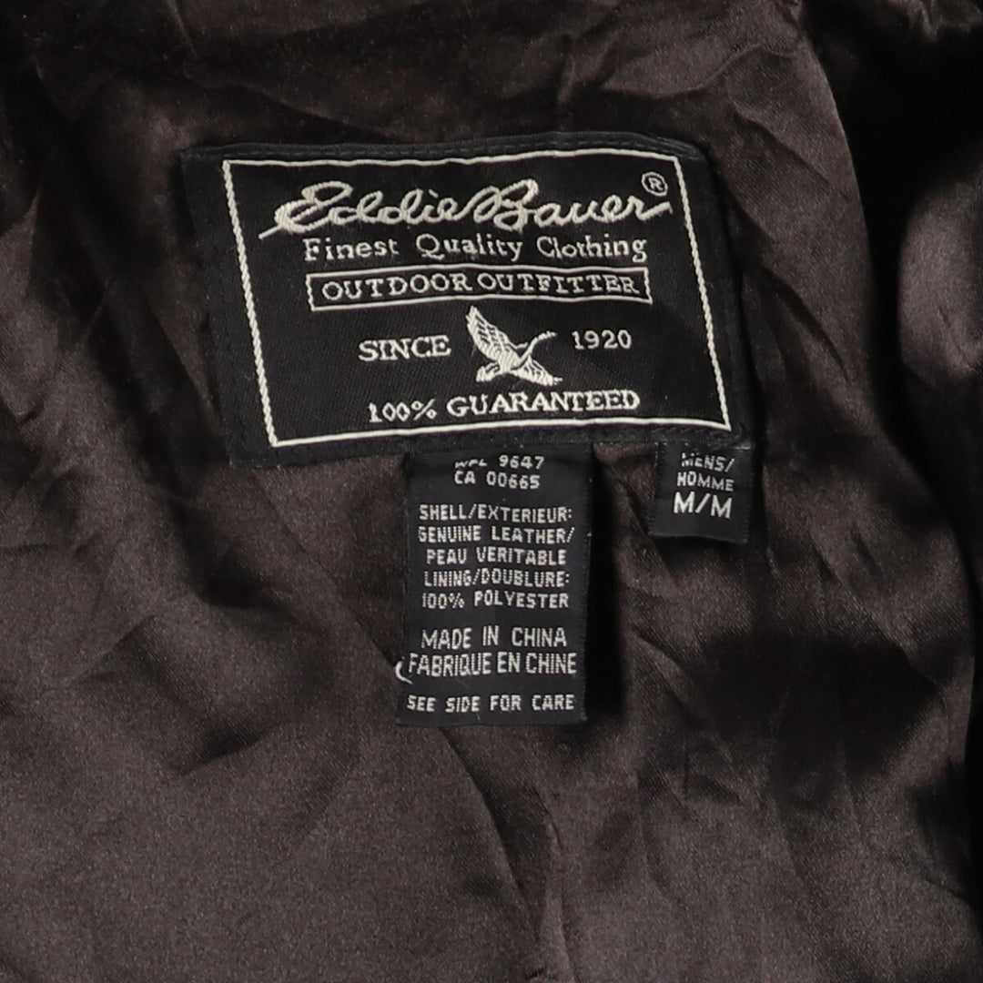 Eddie Bauer Leather Blouson Type Men's M Size / eaa476455