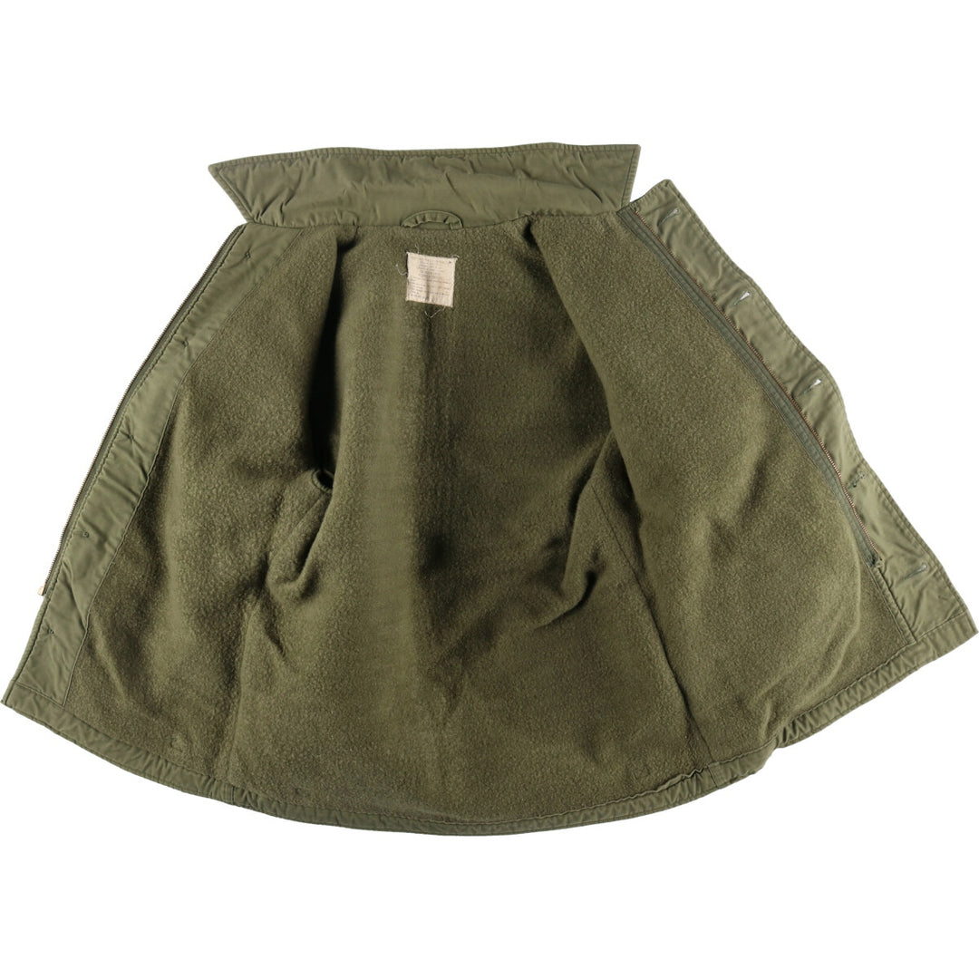 Special Price: Authentic 1970'S US Military A-2 Deck Jacket, Made in USA, Men's Medium (Size 38-40), Vintage unclear Khaki type sage green Vintage Second Hand