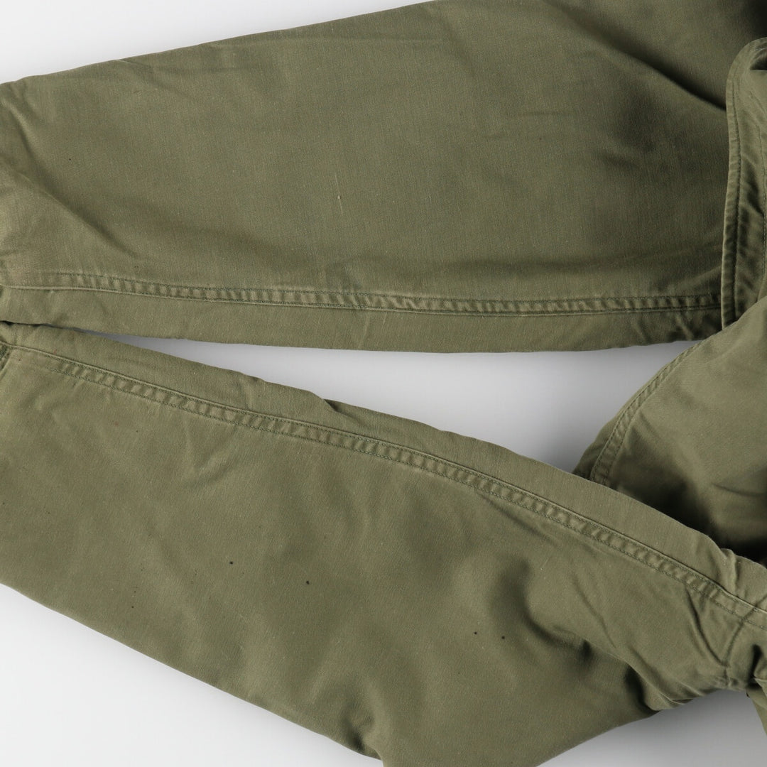 Special Price: Authentic 1970'S US Military A-2 Deck Jacket, Made in USA, Men's Medium (Size 38-40), Vintage unclear Khaki type sage green Vintage Second Hand