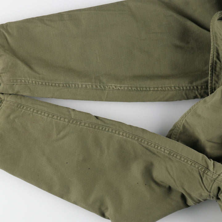 Special Price: Authentic 1970'S US Military A-2 Deck Jacket, Made in USA, Men's Medium (Size 38-40), Vintage unclear Khaki type sage green Vintage Second Hand