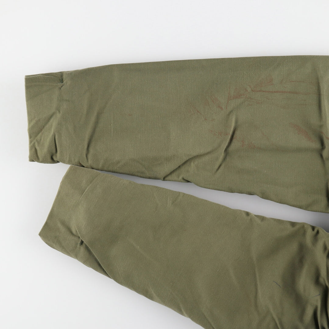 Special Price: Authentic 1970'S US Military A-2 Deck Jacket, Made in USA, Men's Medium (Size 38-40), Vintage unclear Khaki type sage green Vintage Second Hand