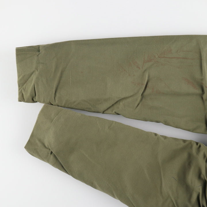 Special Price: Authentic 1970'S US Military A-2 Deck Jacket, Made in USA, Men's Medium (Size 38-40), Vintage unclear Khaki type sage green Vintage Second Hand