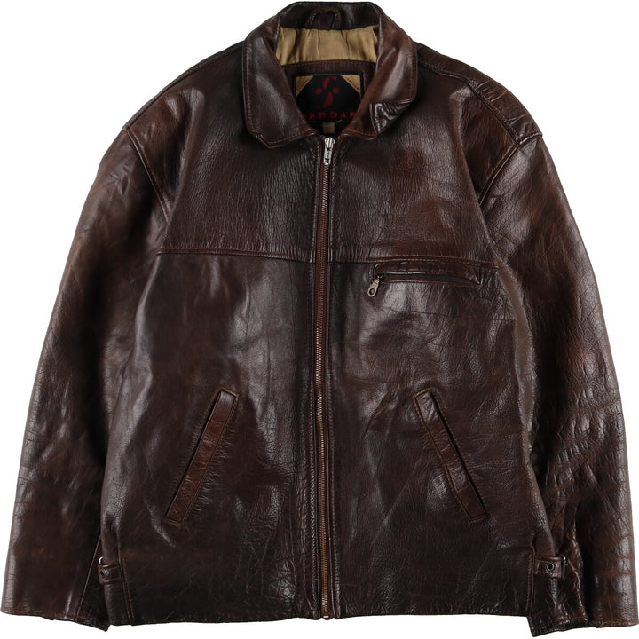 90'S SARDAR Leather Blouson Type Men's XL Size Vintage /eaa476461