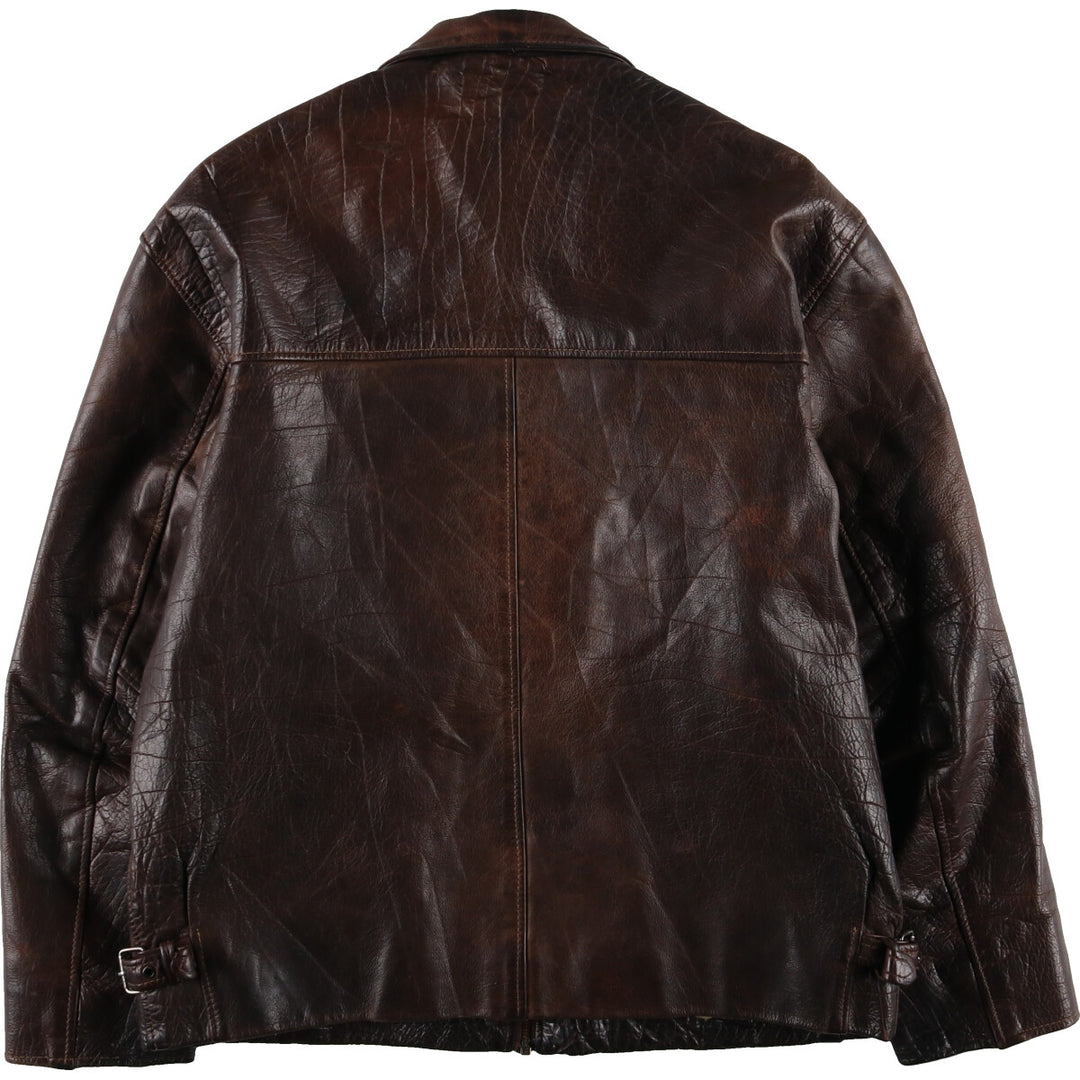 90'S SARDAR Leather Blouson Type Men's XL Size Vintage /eaa476461