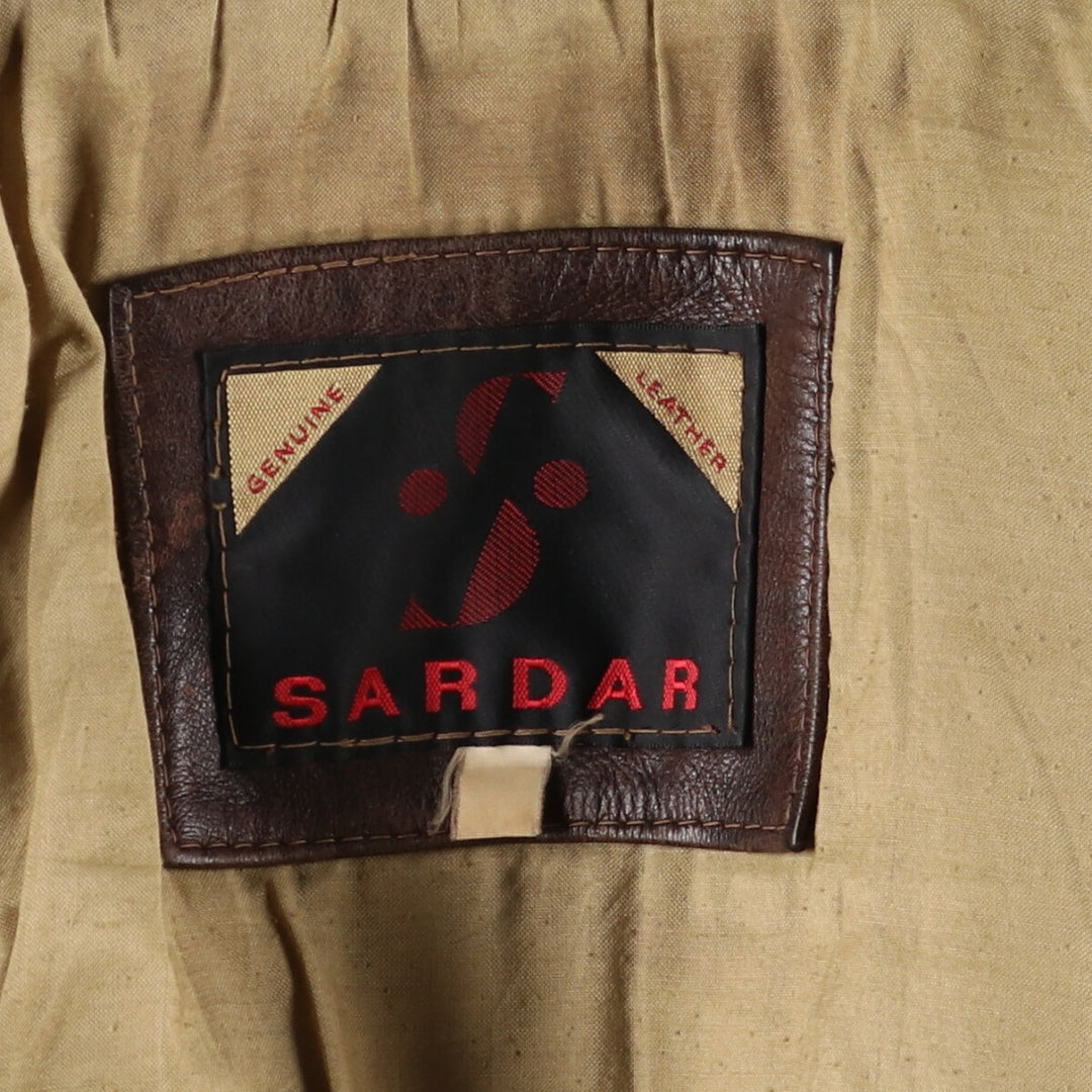 90'S SARDAR Leather Blouson Type Men's XL Size Vintage /eaa476461