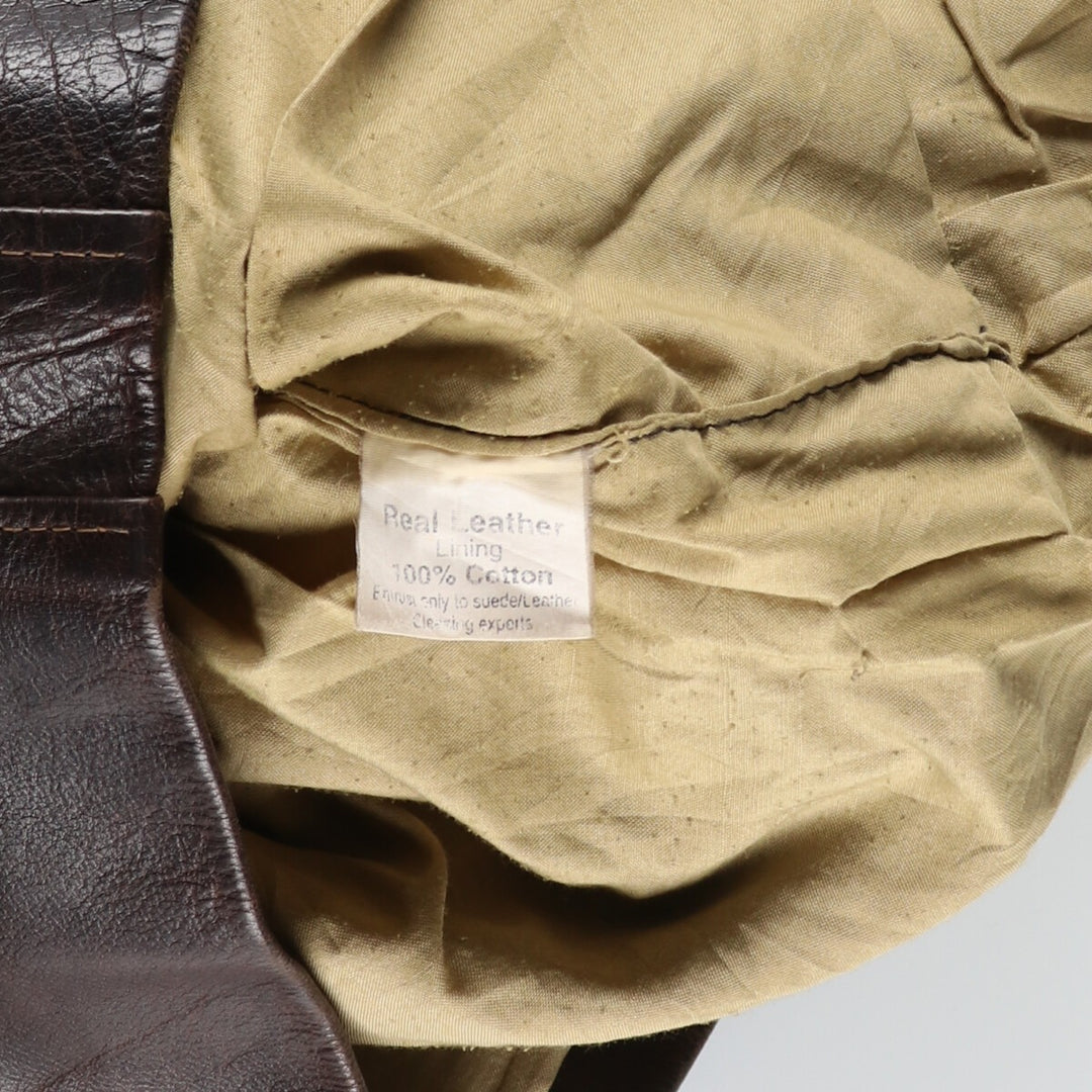 90'S SARDAR Leather Blouson Type Men's XL Size Vintage /eaa476461