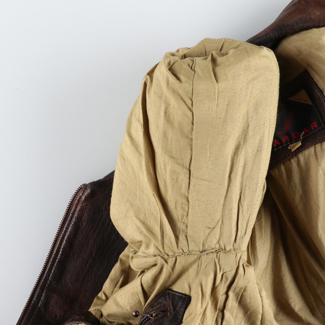 90'S SARDAR Leather Blouson Type Men's XL Size Vintage /eaa476461