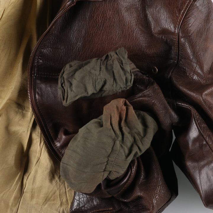 90'S SARDAR Leather Blouson Type Men's XL Size Vintage /eaa476461