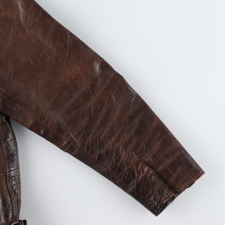 90'S SARDAR Leather Blouson Type Men's XL Size Vintage /eaa476461