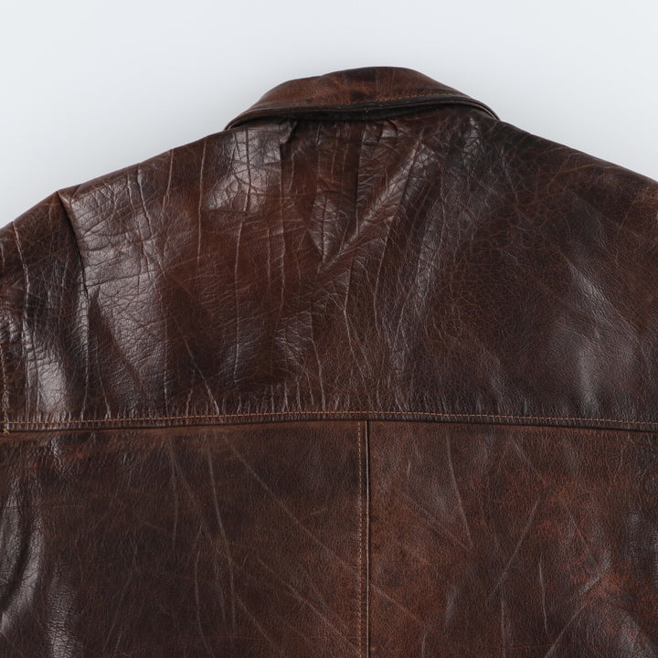 90'S SARDAR Leather Blouson Type Men's XL Size Vintage /eaa476461
