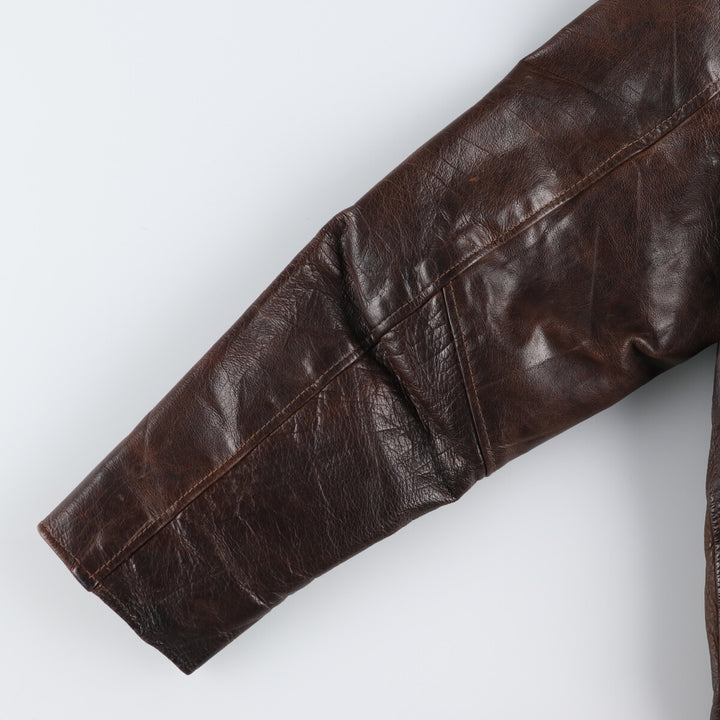 90'S SARDAR Leather Blouson Type Men's XL Size Vintage /eaa476461