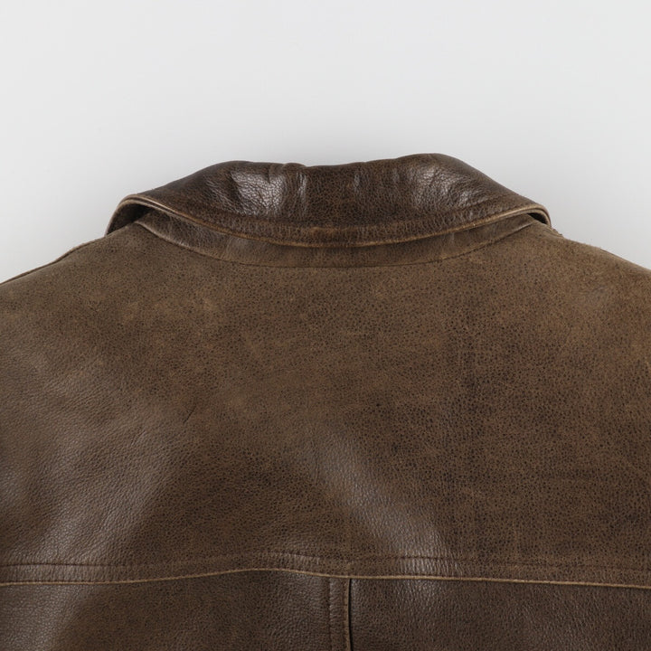 NEXT Leather car coat, men's size M /eaa476468