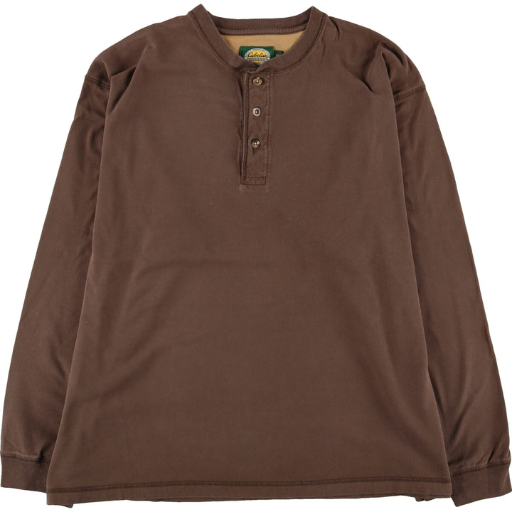 90s~00'S Cabelas Henley neck long T-shirt, men's XL size / eaa476477