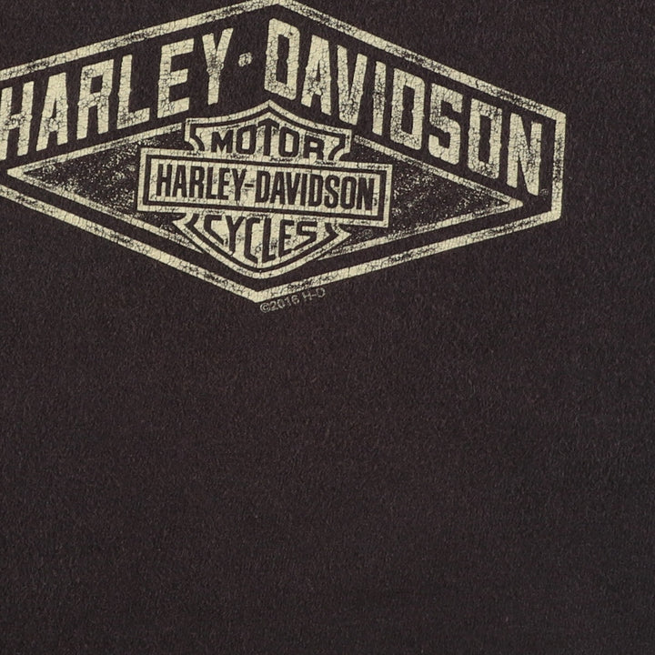 Harley-Davidson Back Print Motorcycle Bike T-Shirt Men's XL /eaa476508