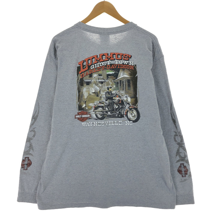 00'S Harley-Davidson Long Sleeve T-Shirt, Men's XL Size /eaa476597