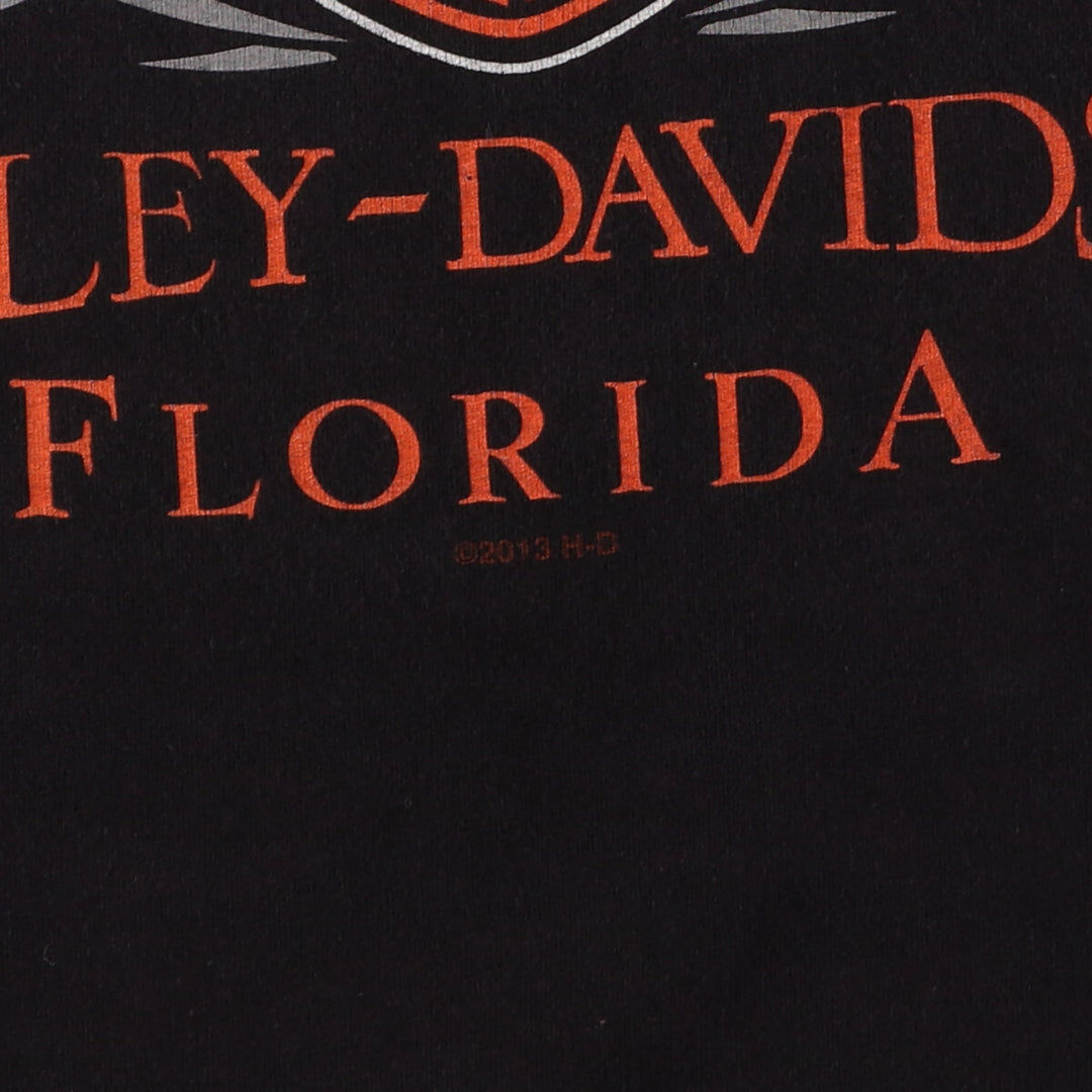 Harley-Davidson Eagle Pattern Motorcycle Bike T-shirt Men's XXL / eaa476607