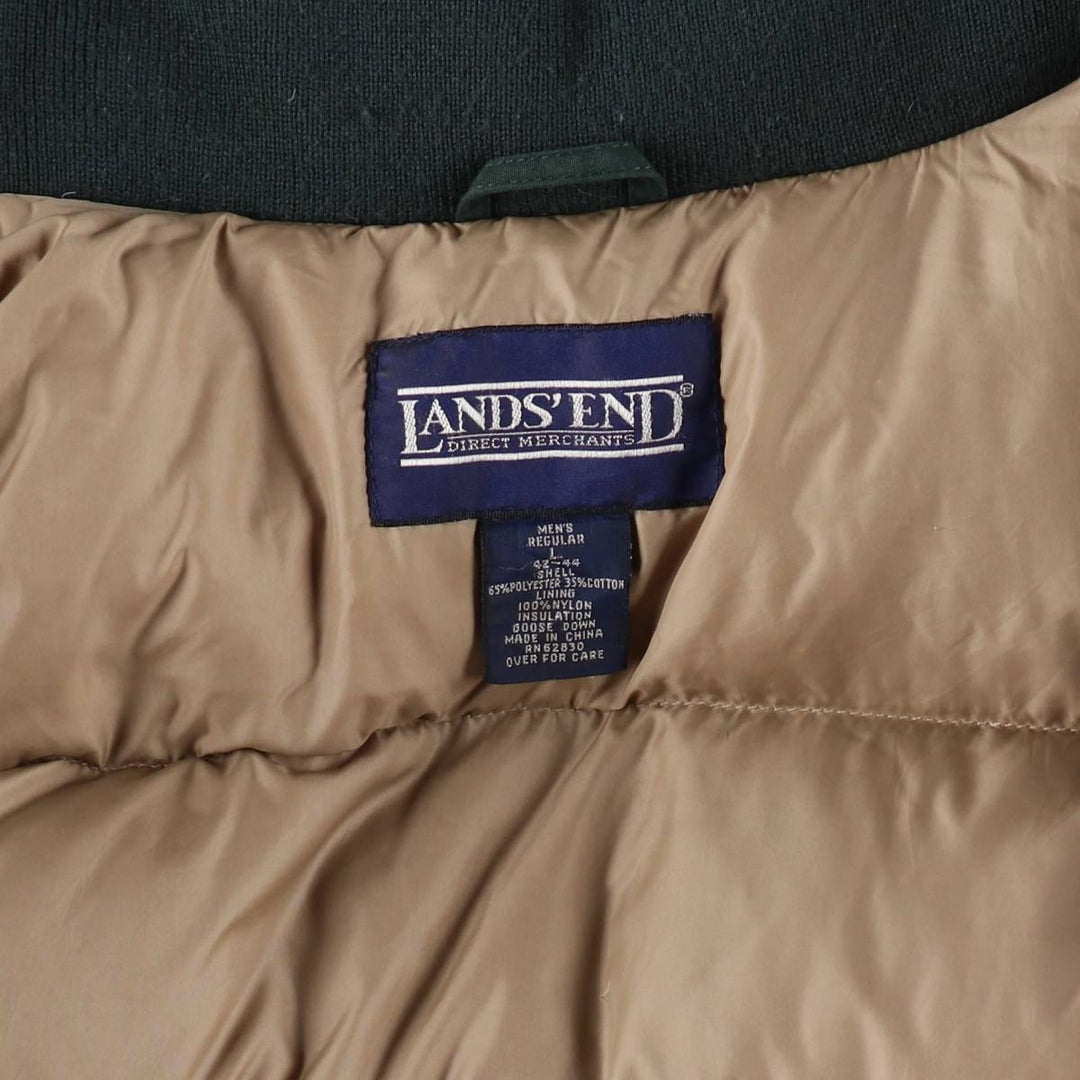 90'S LANDS'END Vintage Goose Down Jacket Men's Size L /eaa476635