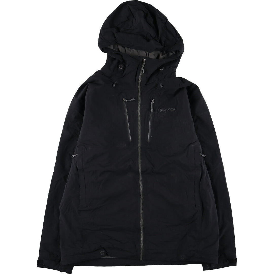 Patagonia Stretch Nano Storm Jacket 84330FA16, Ripstop Padded Parka Puffer Jacket, Men's Size L Nylon black type Vintage Second Hand