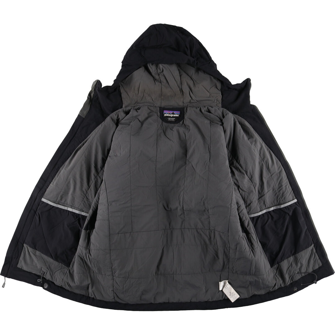 Patagonia Stretch Nano Storm Jacket 84330FA16, Ripstop Padded Parka Puffer Jacket, Men's Size L Nylon black type Vintage Second Hand