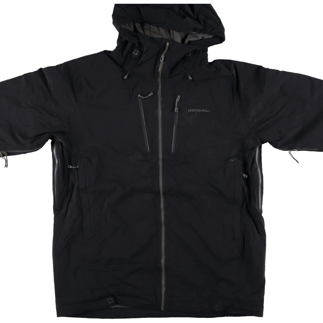 Patagonia Stretch Nano Storm Jacket 84330FA16, Ripstop Padded Parka Puffer Jacket, Men's Size L Nylon black type Vintage Second Hand