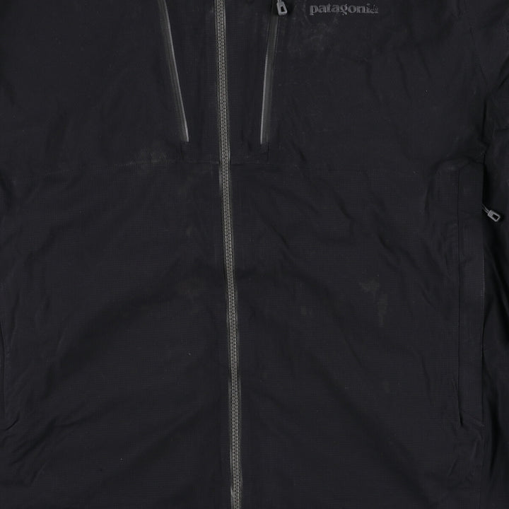 Patagonia Stretch Nano Storm Jacket 84330FA16, Ripstop Padded Parka Puffer Jacket, Men's Size L Nylon black type Vintage Second Hand